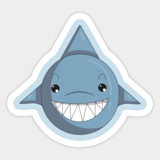 Funny shark Sticker